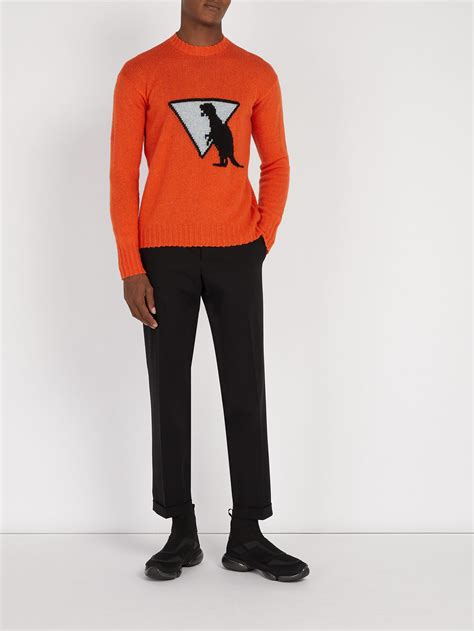 prada orange sweater|prada uk price.